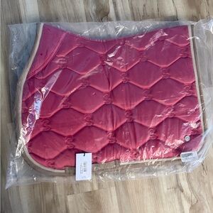 Pink Quilted Pet Saddle Pad